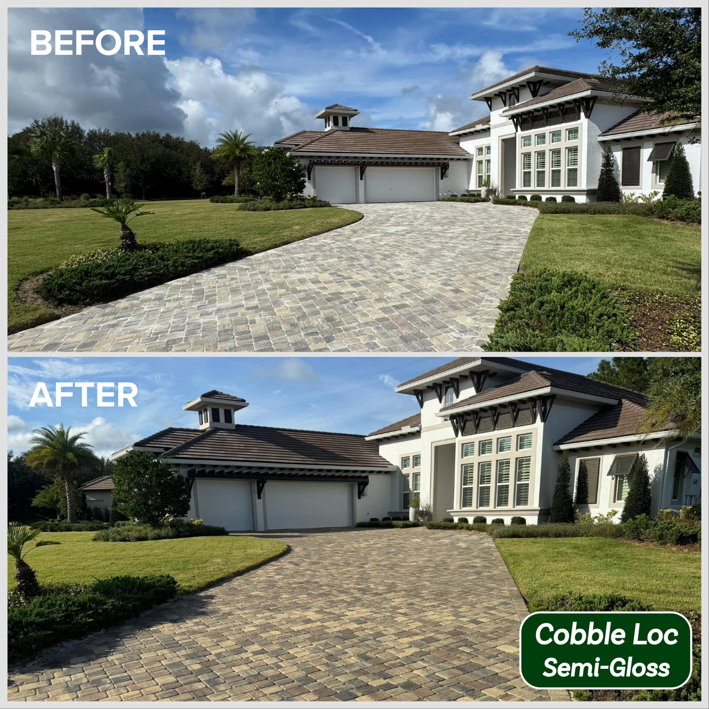 Cobble™ Loc - Two-Part Water-Based Clear Concrete Sealer