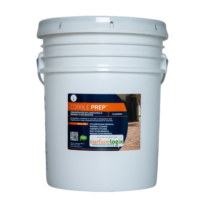 Surface Logix Cobble Prep eco-friendly organic stain remover for concrete 5 gallon bucket