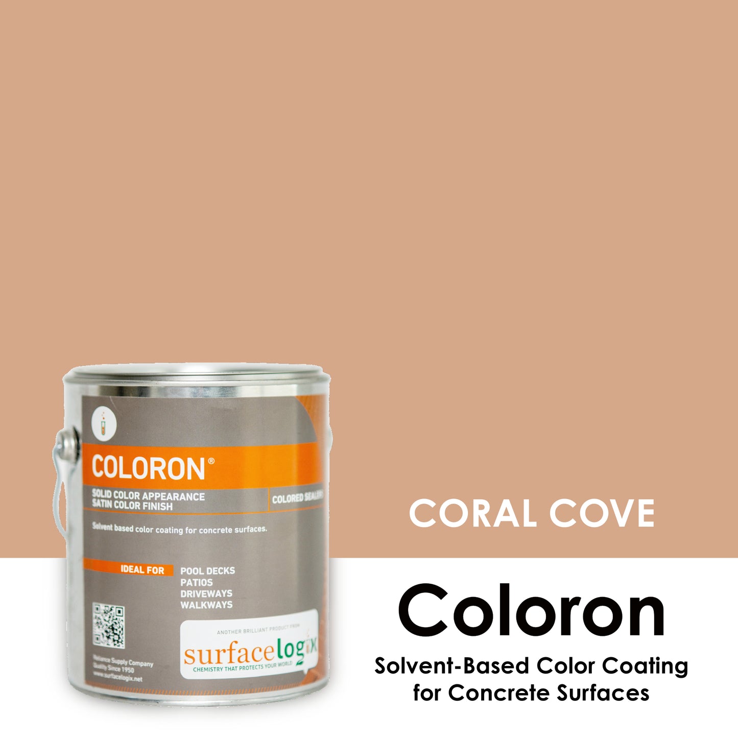 Coloron - Solvent-Based Color Coating for Concrete