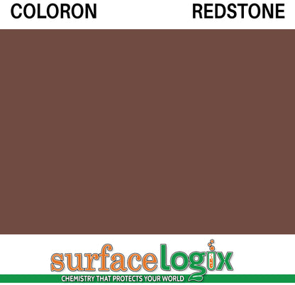 Redstone Coloron is solvent based colored sealer made to penetrate concrete. 30 custom colors available. Highly resistant to acids, oils, and tire marking on paver walkways, driveways, patios, garage floors, and pool decks. Coloron has been widely recognized as the best in decorative concrete protection since the 1960’s. 