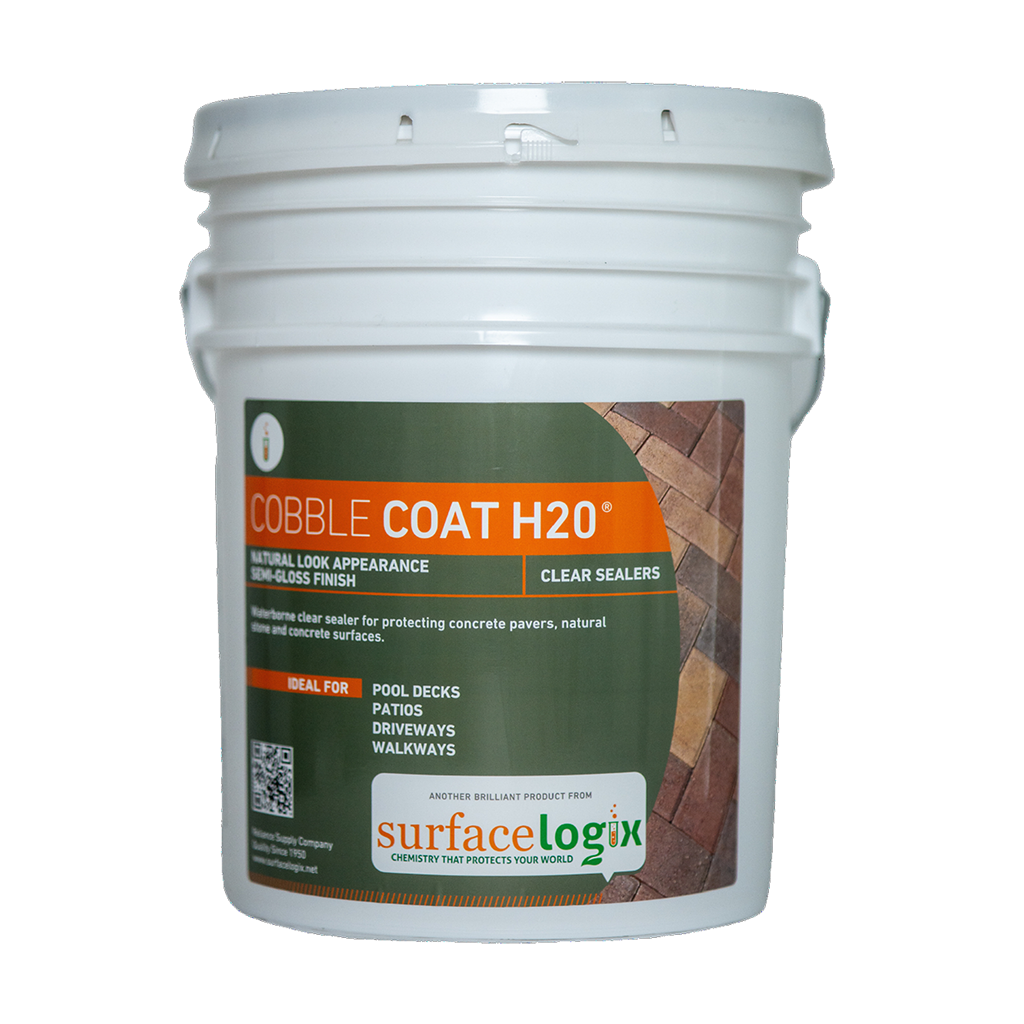 Cobble Protection Cobble Coat® H2O - Water-Based Natural Look Concrete Sealer – Surfacelogix