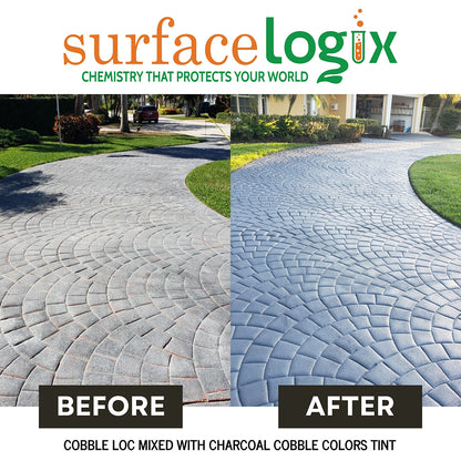 Surfacelogix Cobble Colors Before and After