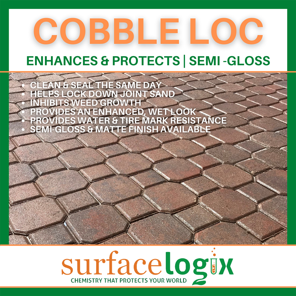 Cobble Loc Paver Sealer Semi Gloss on pavers infographic 4