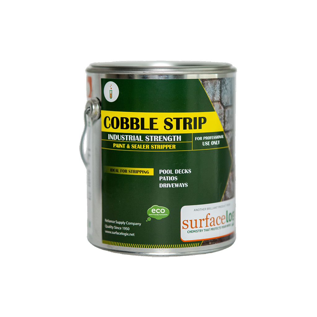 Cobble Strip Industrial Strength Paint and Sealer Stripper for pool desck, patios, driveways - 1 Gallon Pail