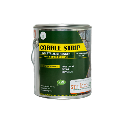 Cobble Strip Industrial Strength Paint and Sealer Stripper for pool desck, patios, driveways - 1 Gallon Pail