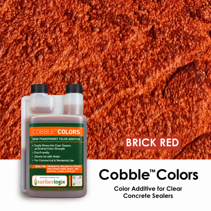 Cobble™ Colors - Color Additive for Clear Concrete Sealers