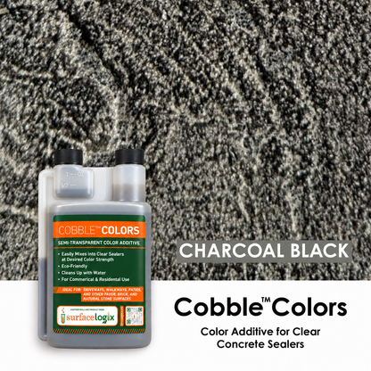 Cobble™ Colors - Color Additive for Clear Concrete Sealers