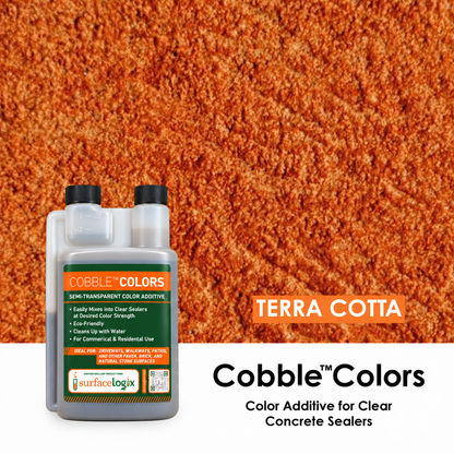 Cobble™ Colors - Color Additive for Clear Concrete Sealers