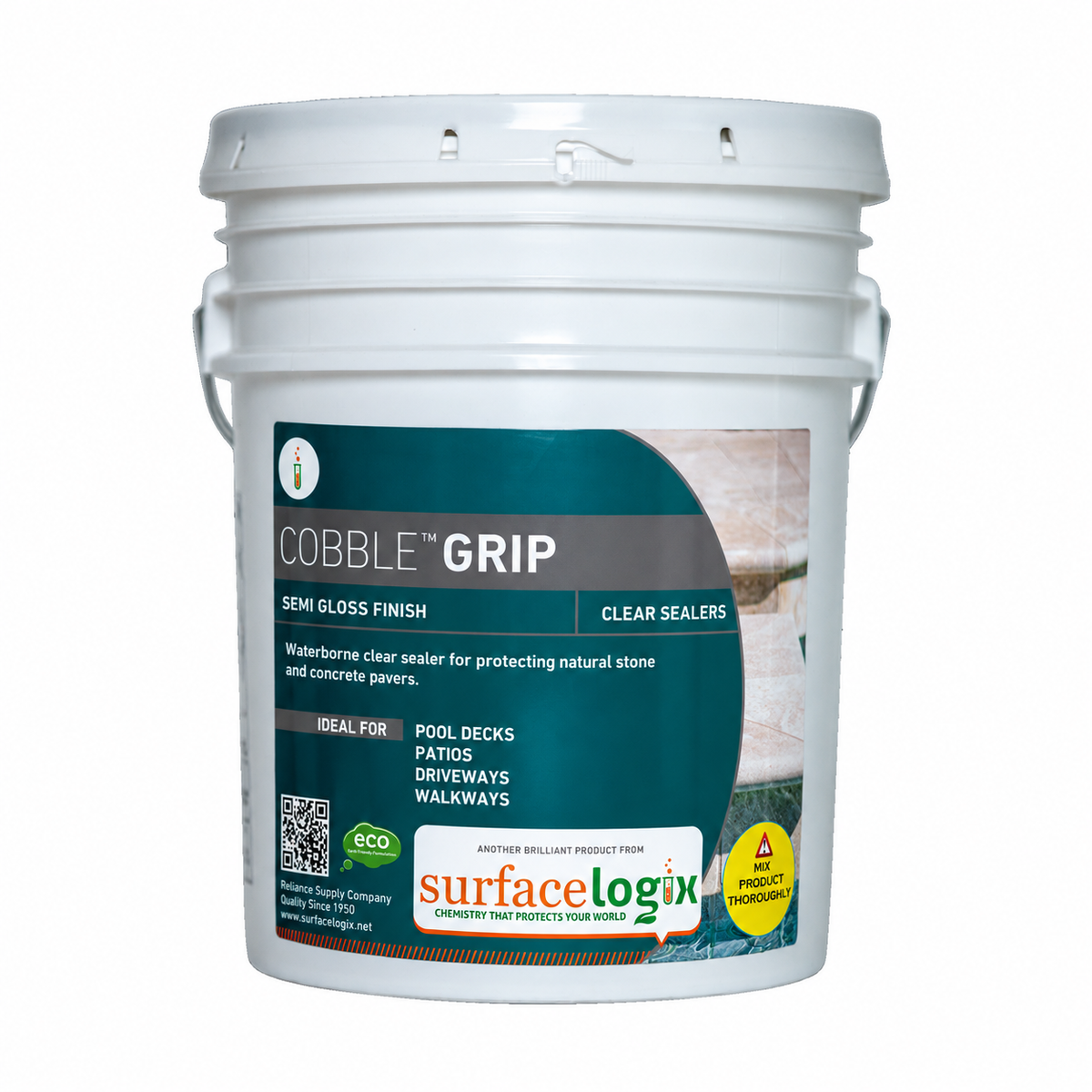 Cobble™ Grip - Water-Based Anti-Slip Concrete Sealer