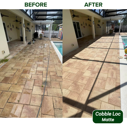 Cobble Loc - Two-Part Water-Based Clear Concrete Sealer