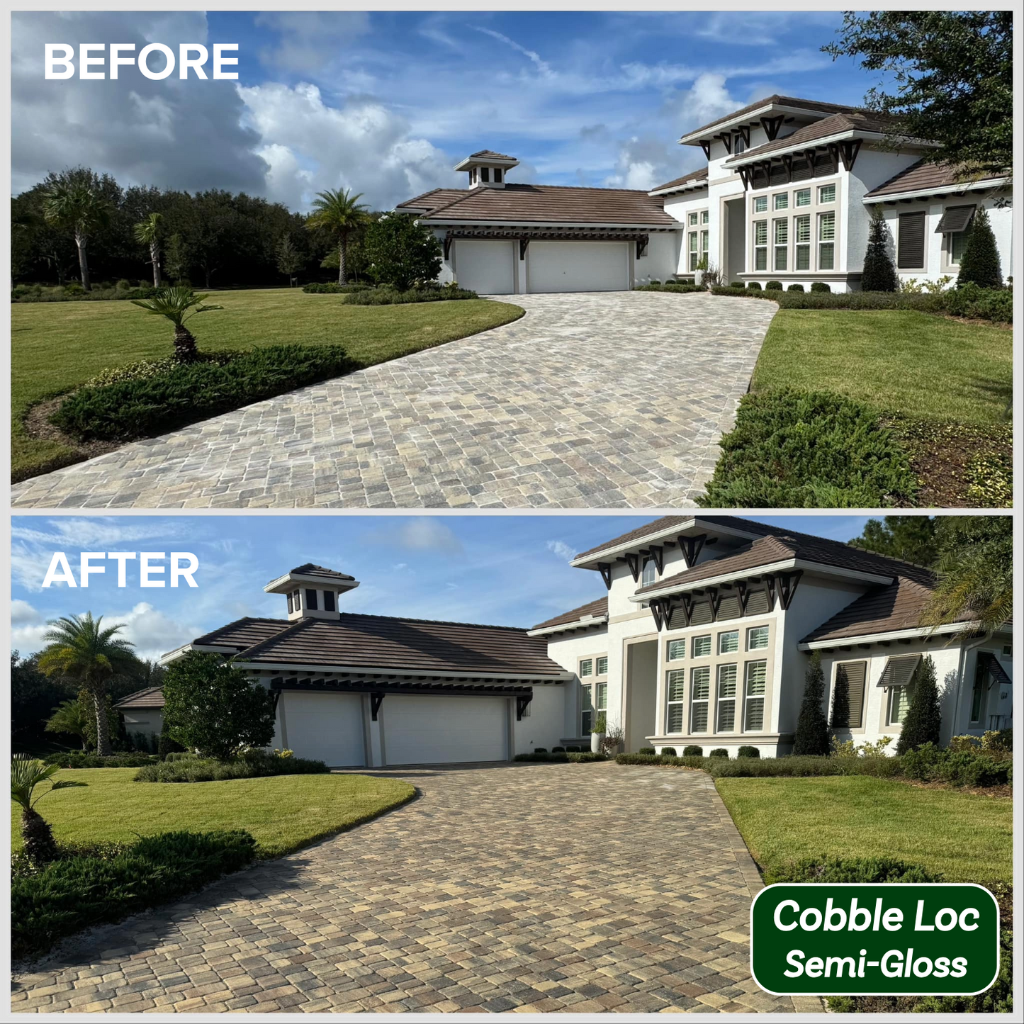 Cobble Loc - Two-Part Water-Based Clear Concrete Sealer