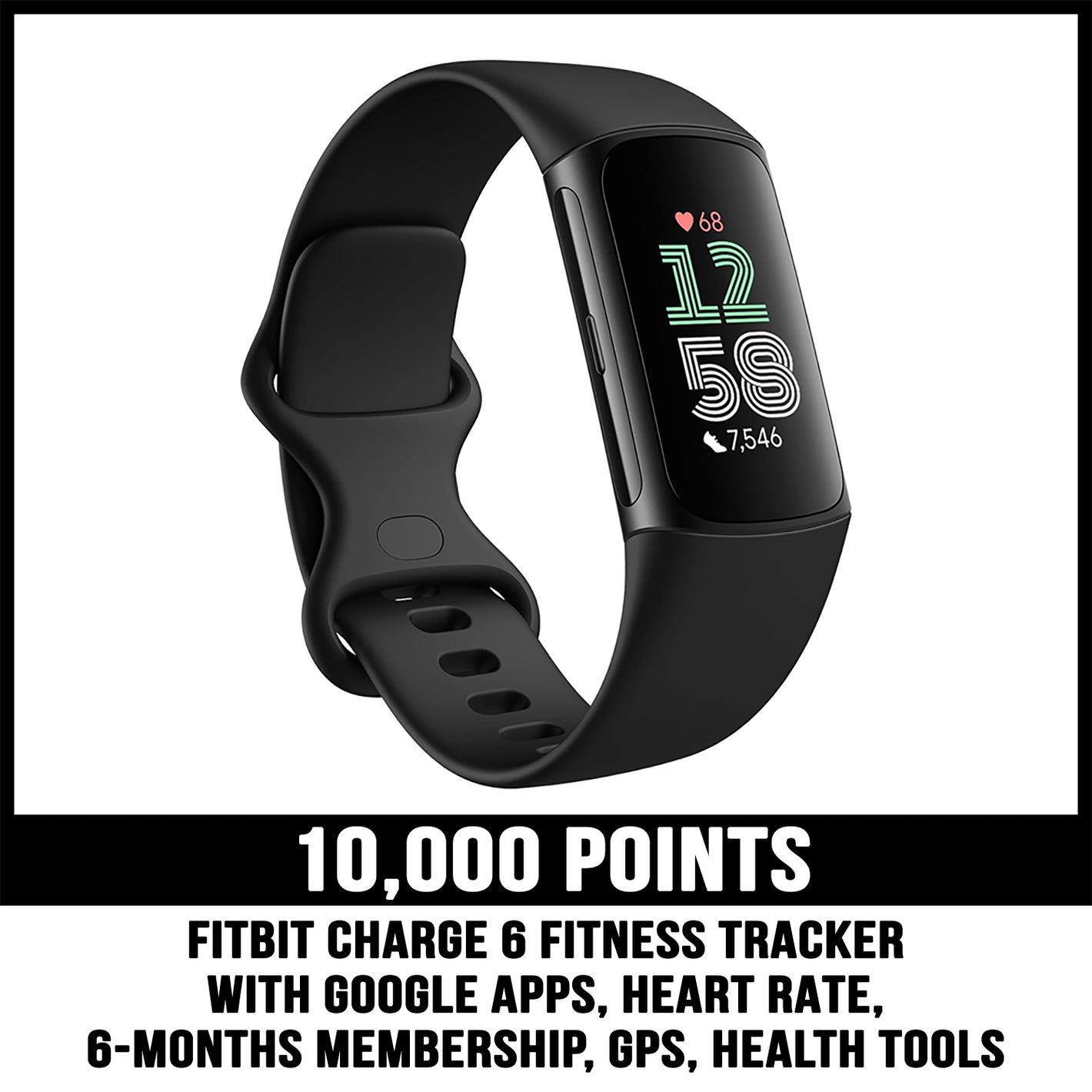 FitBit Charge 6 prize for 10000 points