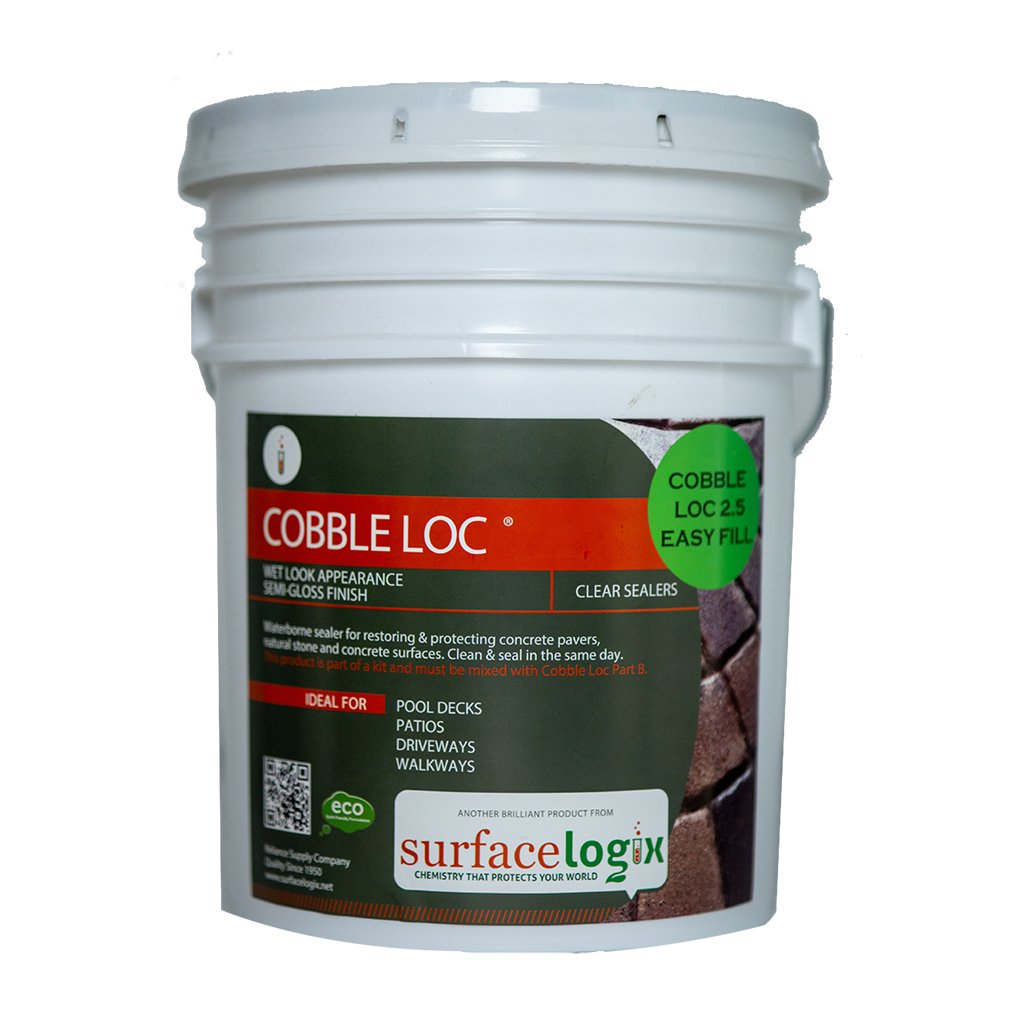 Surfacelogix cobble loc 2.5 gallon kit makes 5 gallons