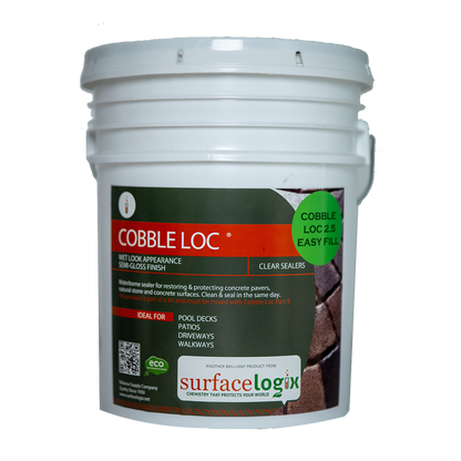 Surfacelogix cobble loc 2.5 gallon kit makes 5 gallons