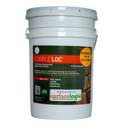 Surfacelogix cobble loc 5 gallon kit makes 10 gallons