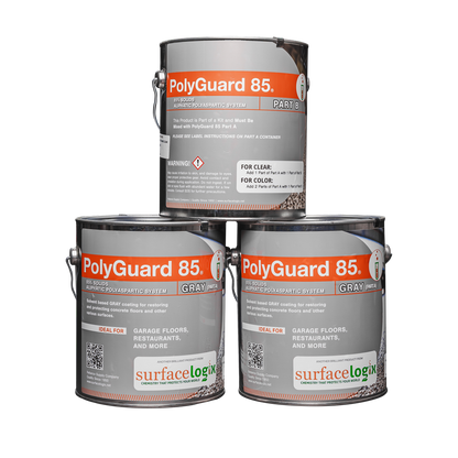 PolyGuard 85 Base - Tinted Base Coat for Polyaspartic Floor Coating