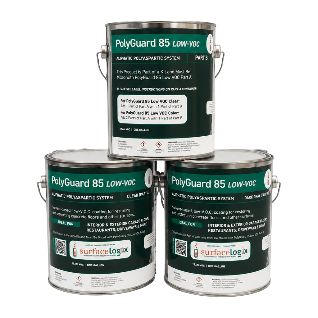 PolyGuard 85 Low-VOC Polyaspartic Tinted Base Coat