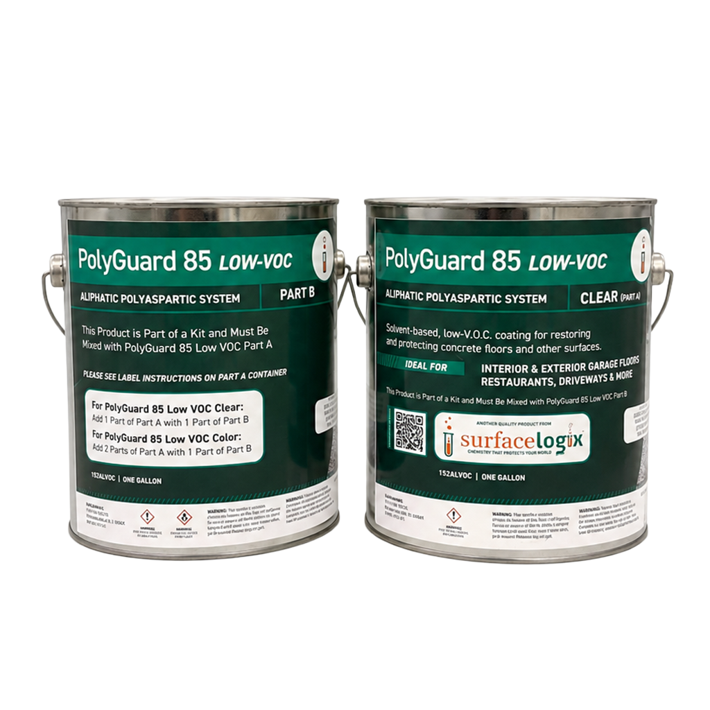 PolyGuard 85 Low-VOC Polyaspartic Clear Top Coat