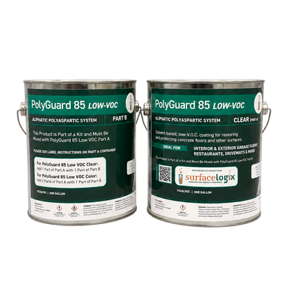 PolyGuard 85 Low-VOC Polyaspartic Clear Top Coat