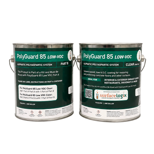 PolyGuard 85 Low-VOC Polyaspartic Clear Top Coat