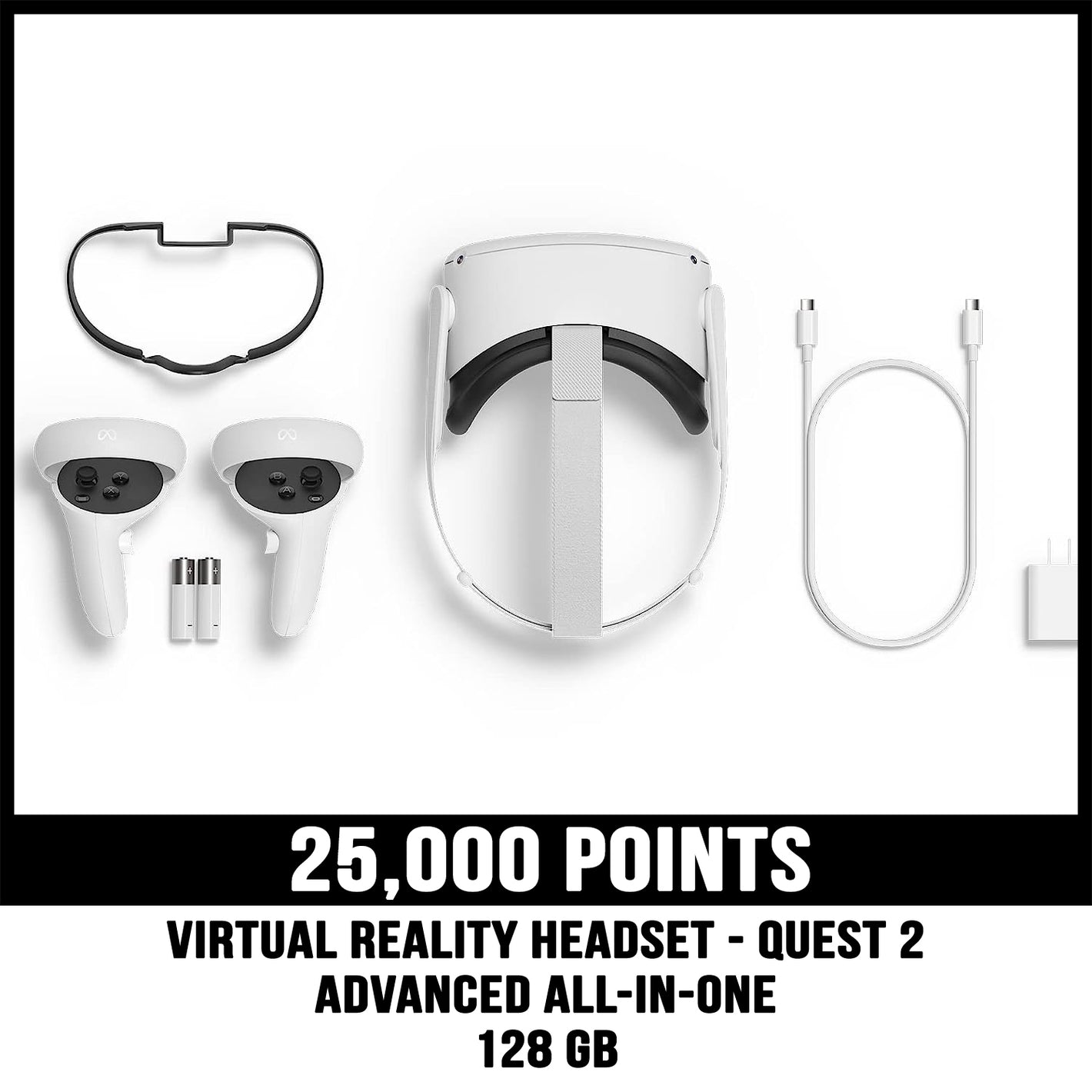 Quest 2 VR bundle prize for 25000 points