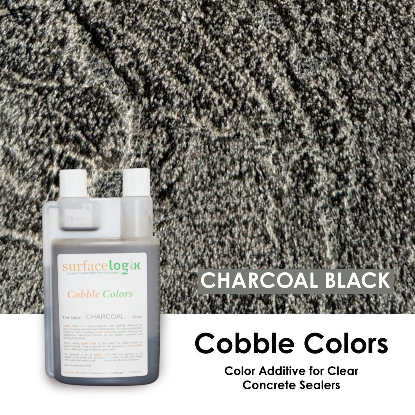 Cobble Colors - Color Additive for Clear Concrete Sealers