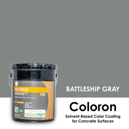 Coloron - Solvent-Based Color Coating for Concrete