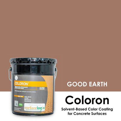 Coloron - Solvent-Based Color Coating for Concrete