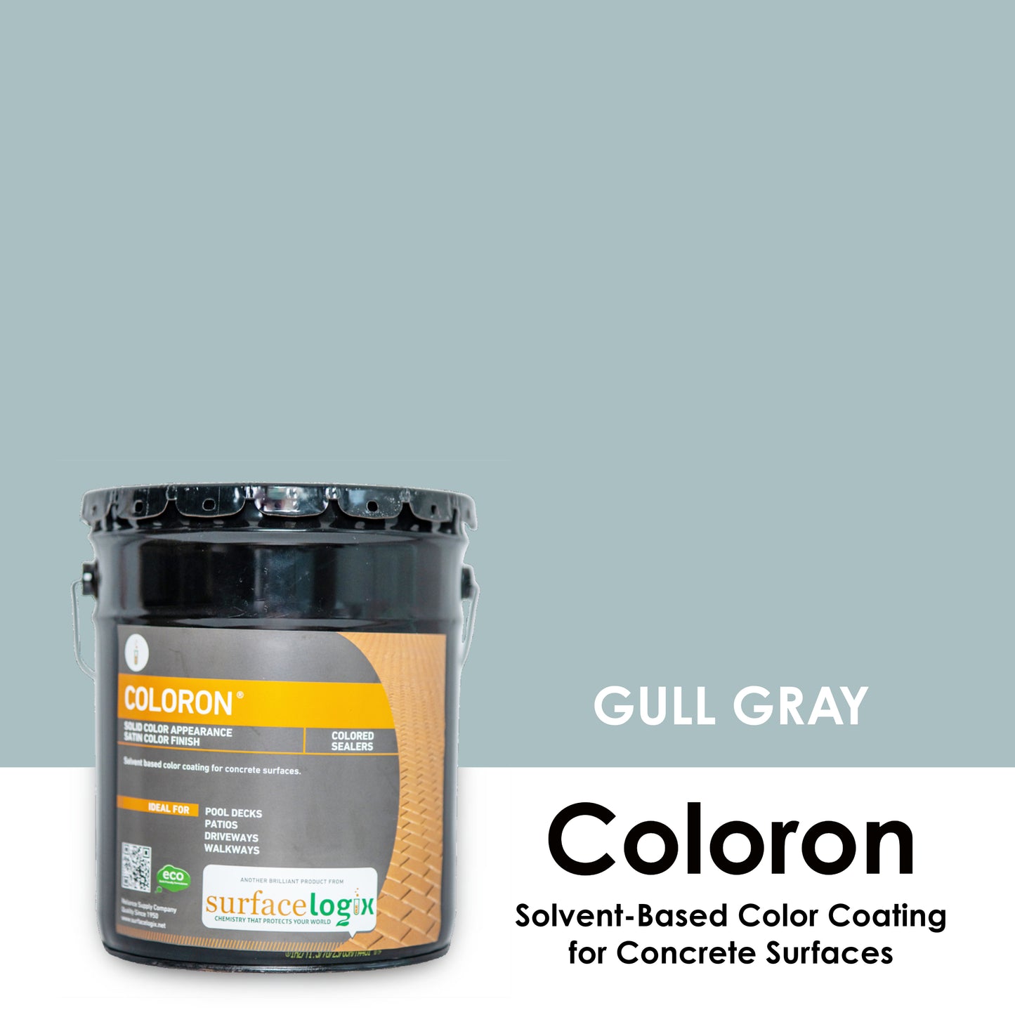 Coloron - Solvent-Based Color Coating for Concrete