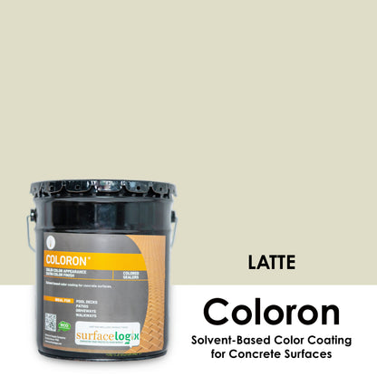 Coloron - Solvent-Based Color Coating for Concrete
