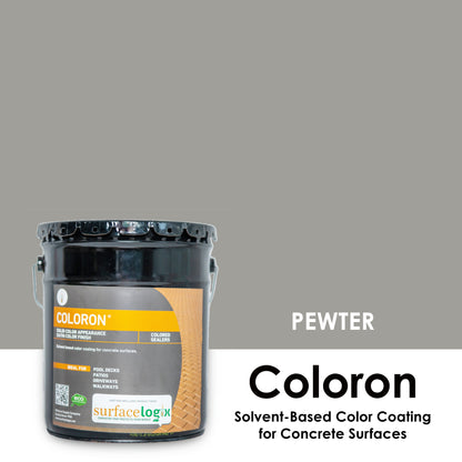 Coloron - Solvent-Based Color Coating for Concrete