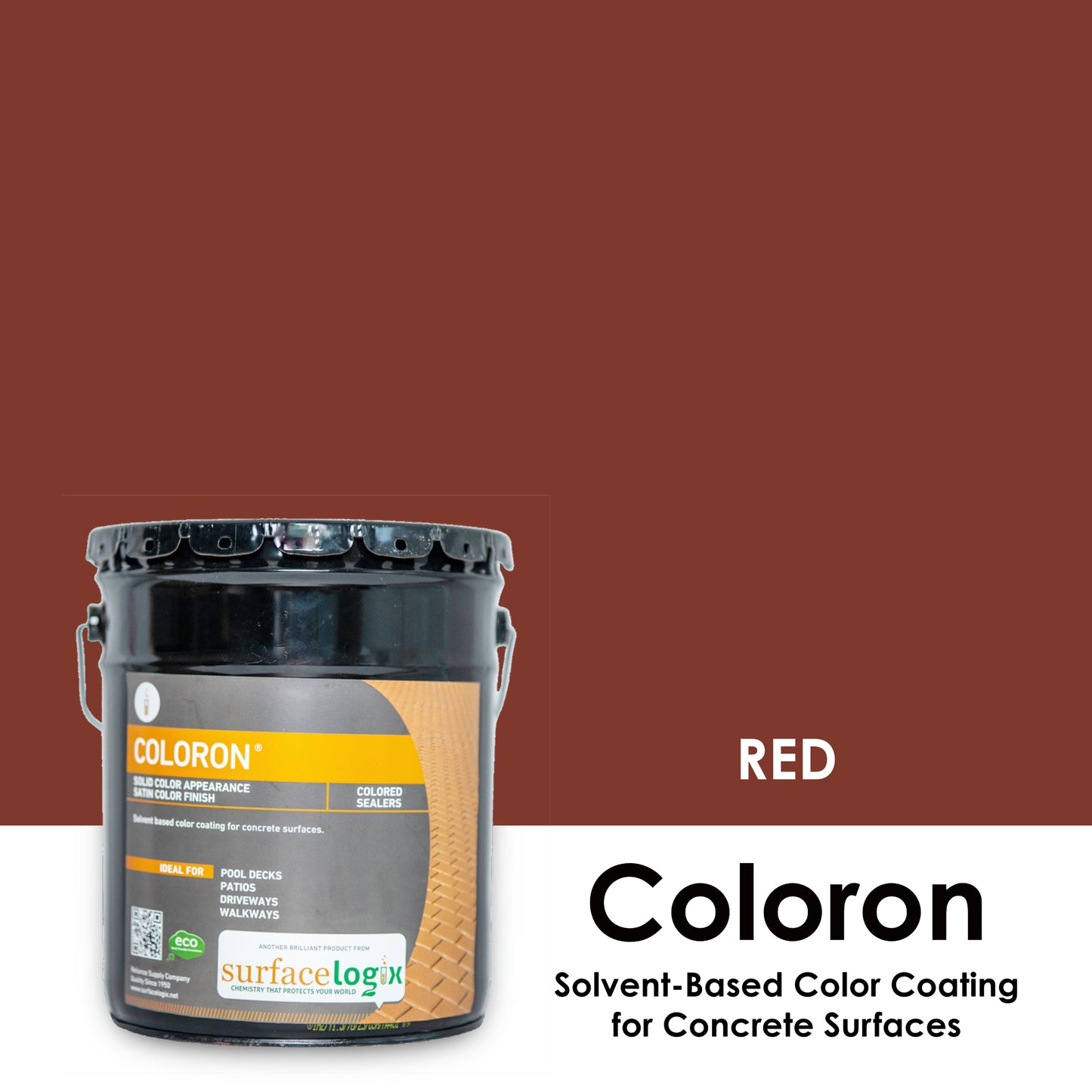 Coloron - Solvent-Based Color Coating for Concrete