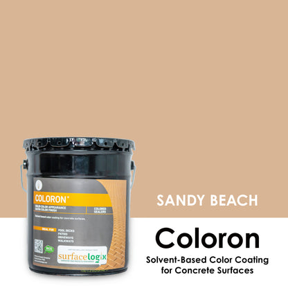 Coloron - Solvent-Based Color Coating for Concrete