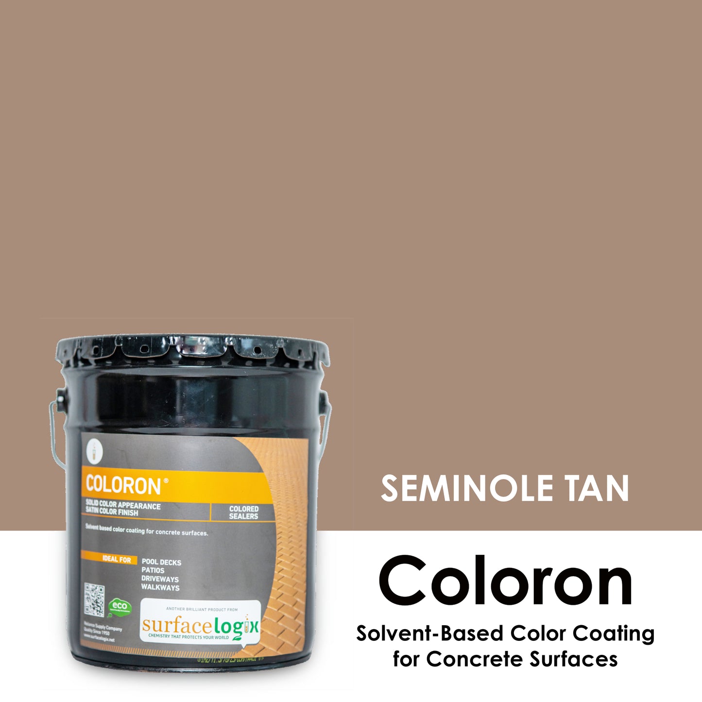 Coloron - Solvent-Based Color Coating for Concrete