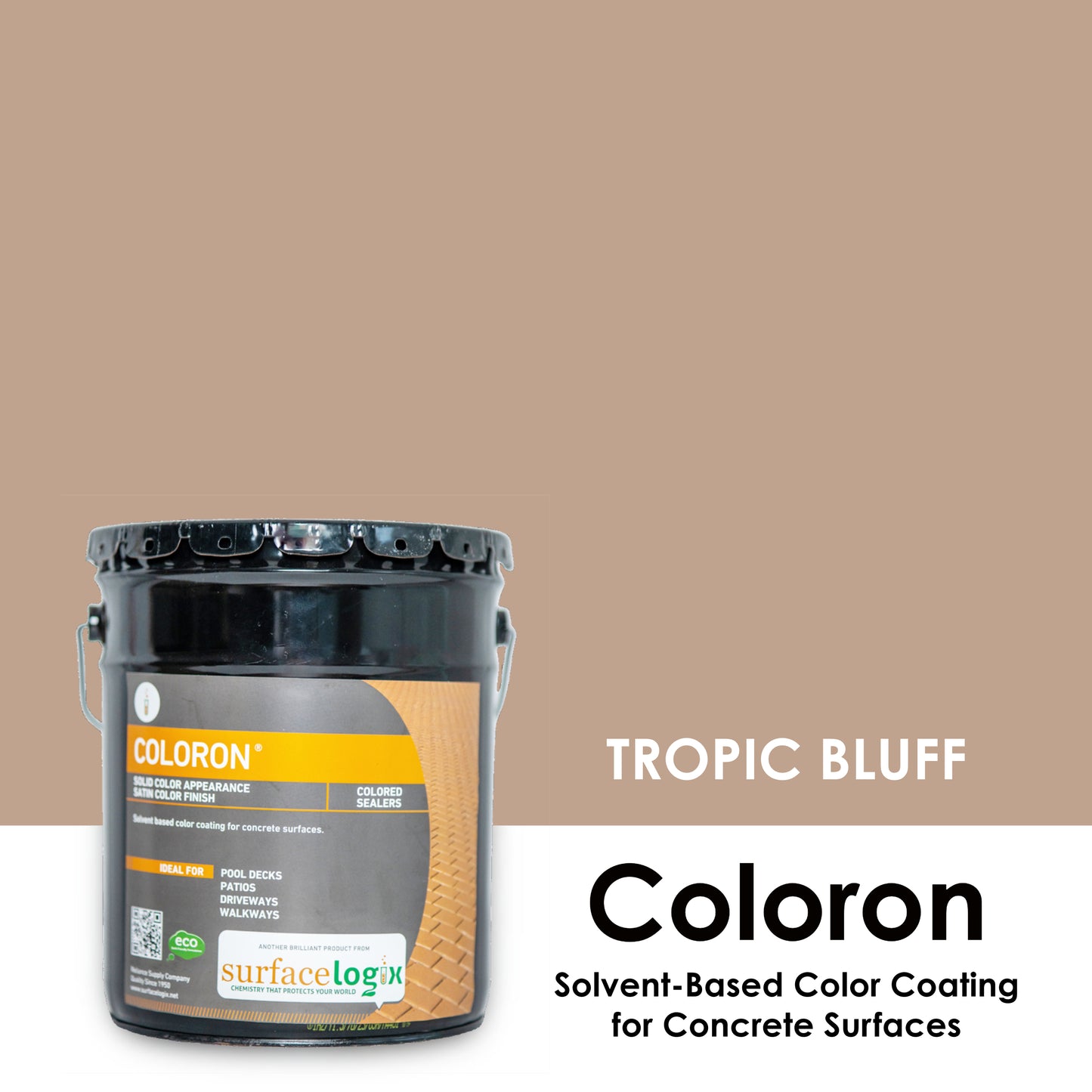 Coloron - Solvent-Based Color Coating for Concrete