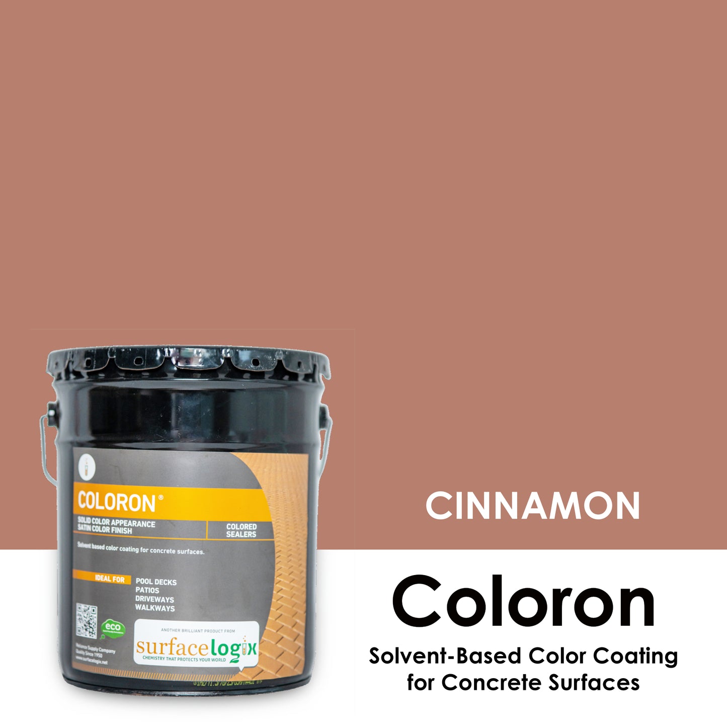 Coloron - Solvent-Based Color Coating for Concrete
