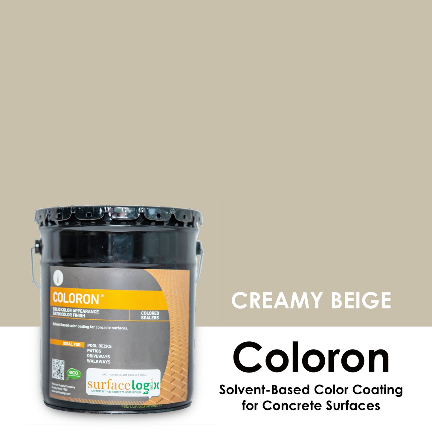 Coloron - Solvent-Based Color Coating for Concrete