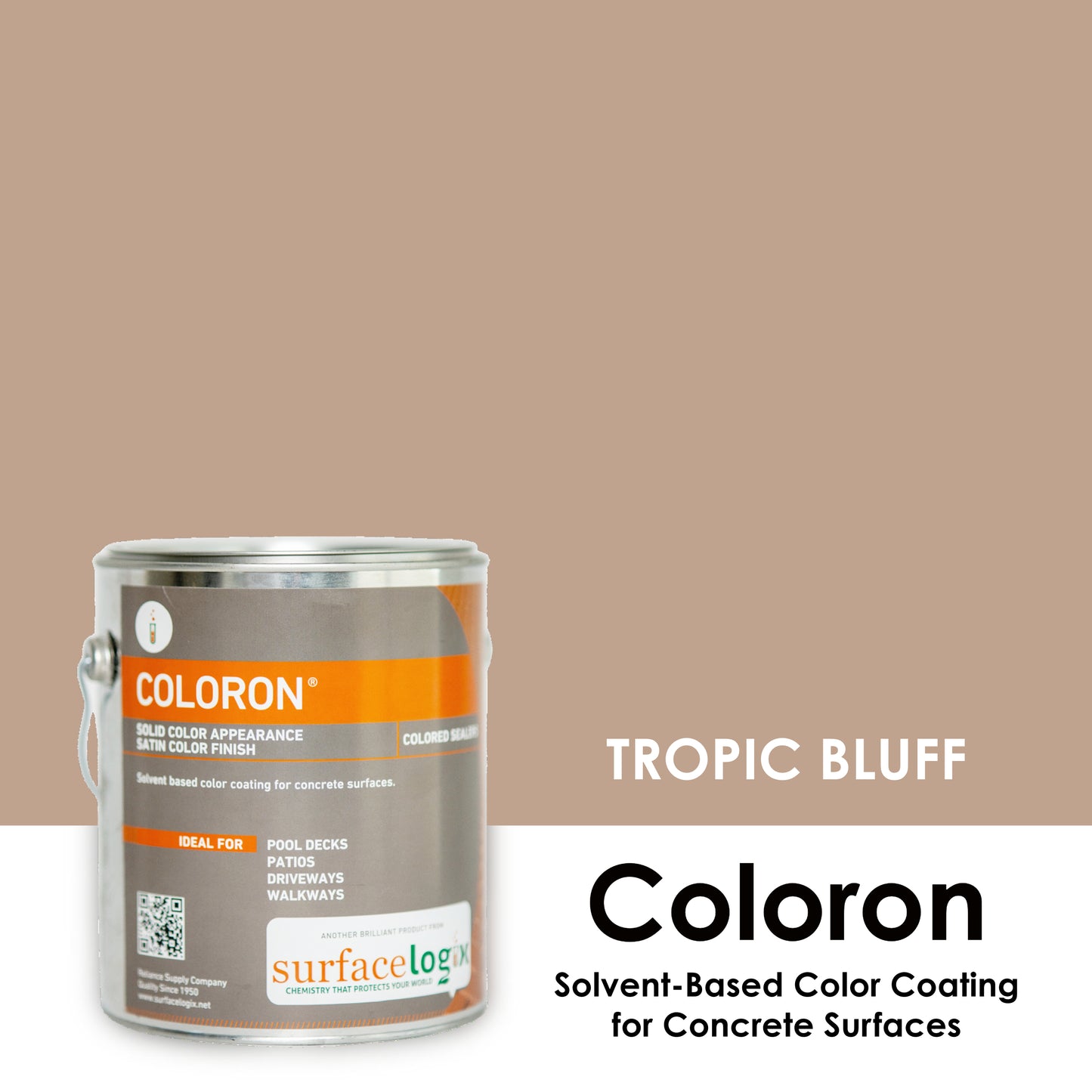 Coloron - Solvent-Based Color Coating for Concrete