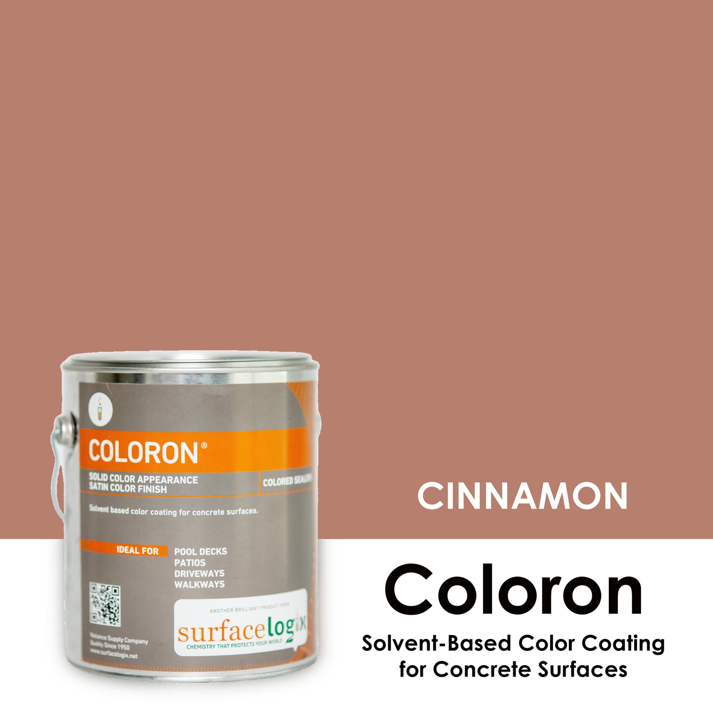 Coloron - Solvent-Based Color Coating for Concrete