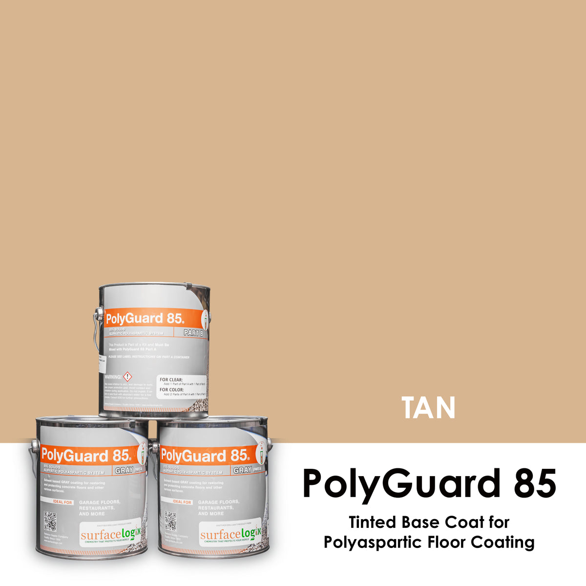 PolyGuard 85 Base Polyaspartic Floor Coating – Surfacelogix