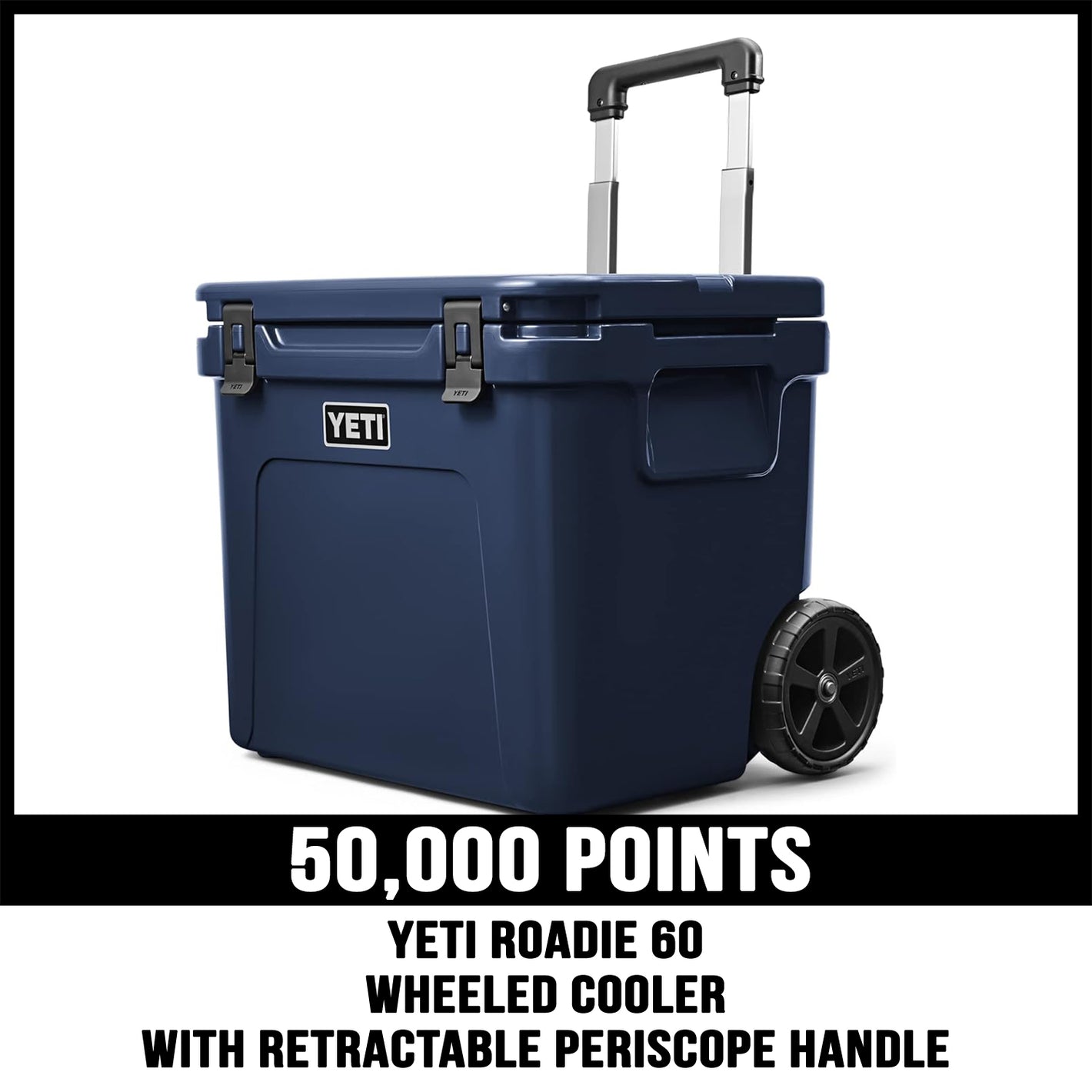 Yeti Roadie 60 cooler prize for 50000 points