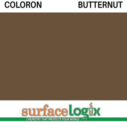 Butternut Coloron is solvent based colored sealer made to penetrate concrete. 30 custom colors available. Highly resistant to acids, oils, and tire marking on paver walkways, driveways, patios, garage floors, and pool decks. Coloron has been widely recognized as the best in decorative concrete protection since the 1960’s. 