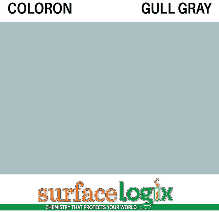 Gull Gray Coloron is solvent based colored sealer made to penetrate concrete. 30 custom colors available. Highly resistant to acids, oils, and tire marking on paver walkways, driveways, patios, garage floors, and pool decks. Coloron has been widely recognized as the best in decorative concrete protection since the 1960’s. 