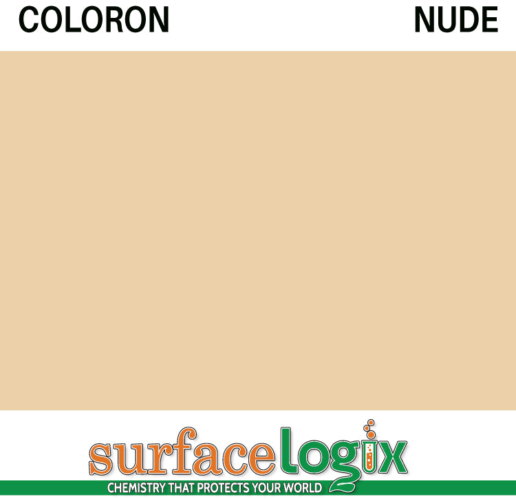 Nude Coloron is solvent based colored sealer made to penetrate concrete. 30 custom colors available. Highly resistant to acids, oils, and tire marking on paver walkways, driveways, patios, garage floors, and pool decks. Coloron has been widely recognized as the best in decorative concrete protection since the 1960’s. 