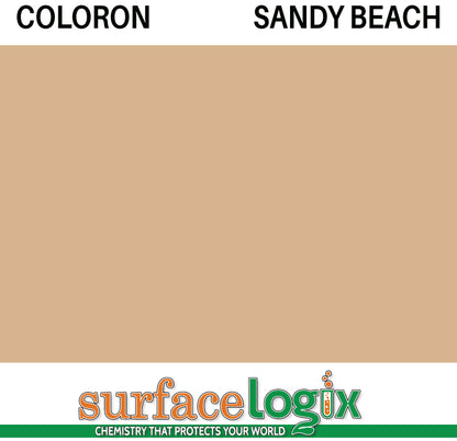 Sandy Beach Coloron is solvent based colored sealer made to penetrate concrete. 30 custom colors available. Highly resistant to acids, oils, and tire marking on paver walkways, driveways, patios, garage floors, and pool decks. Coloron has been widely recognized as the best in decorative concrete protection since the 1960’s. 