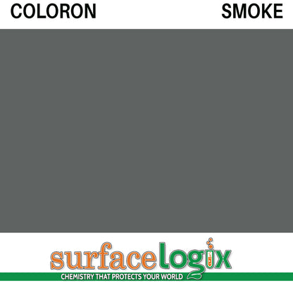 Smoke Coloron is solvent based colored sealer made to penetrate concrete. 30 custom colors available. Highly resistant to acids, oils, and tire marking on paver walkways, driveways, patios, garage floors, and pool decks. Coloron has been widely recognized as the best in decorative concrete protection since the 1960’s. 
