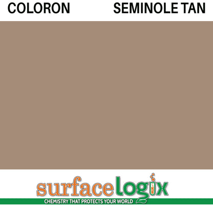 Seminole Coloron is solvent based colored sealer made to penetrate concrete. 30 custom colors available. Highly resistant to acids, oils, and tire marking on paver walkways, driveways, patios, garage floors, and pool decks. Coloron has been widely recognized as the best in decorative concrete protection since the 1960’s. 